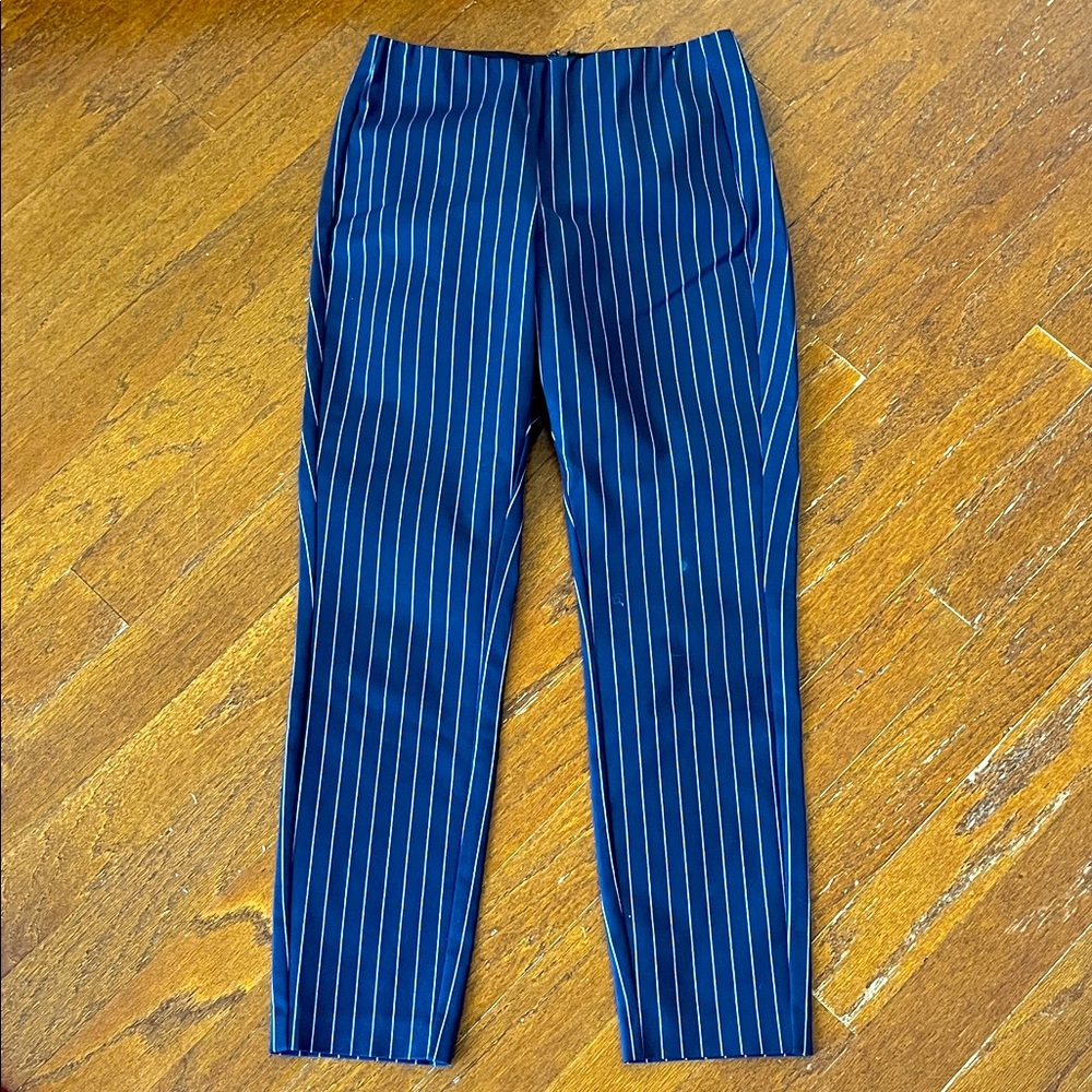 Rag & Bone Navy Pinstripe Dress Pants